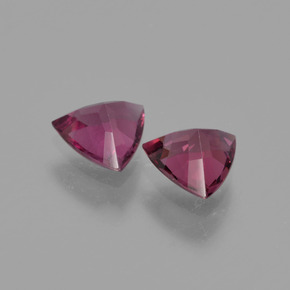 Rhodolite Garnet Gemstone in 5.4 x 5.1 mm Size for Sale, Rhodolite Garnet Stone in Purple Rose Color