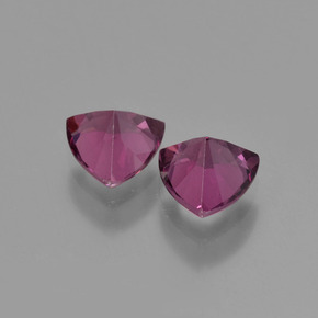 Rhodolite Garnet Gemstone in 5.2 x 5.2 mm Size for Sale, Rhodolite Garnet Stone in Pinkish Rose Color