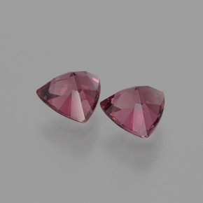 Rhodolite Garnet Gemstone in 5 x 5 mm (calibrated) Size for Sale, Rhodolite Garnet Stone in Pinkish Rose Color