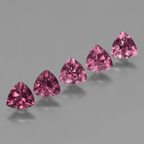 Medium Purple Rhodolite Garnet Gem - 0.4ct Trillion Facet (ID: 424268)