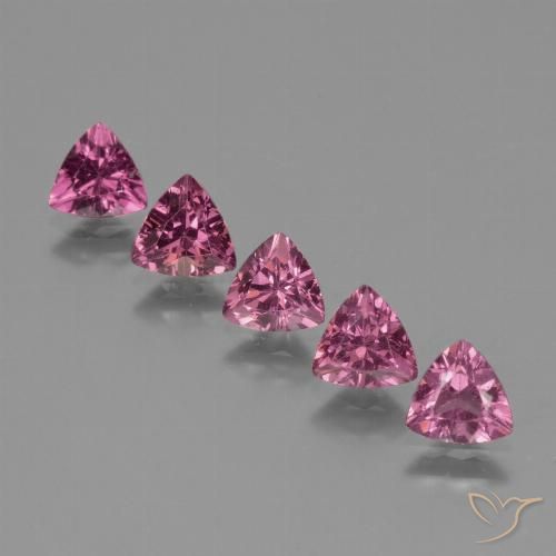 2.63ctw Natural Magenta-Pink Rhodolite Garnet, Trillion, VS