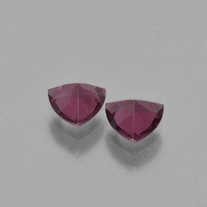 Rhodolite Garnet Gemstone in 5.2 x 5.2 mm Size for Sale, Rhodolite Garnet Stone in Pinkish Rose Color