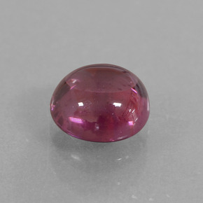1.28 ct Pink Rhodolite Garnet Stone, Natural Rhodolite Garnet in Round Cabochon Shape for Sale