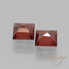 Rhodolite Garnet Gemstones in 5 x 5 mm (calibrated) Size for Sale, Rhodolite Garnet Stones in Deep Red Color