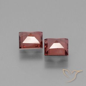 Rhodolite Garnet Gemstones in 5 x 5 mm (calibrated) Size for Sale, Rhodolite Garnet Stones in Medium Red Color
