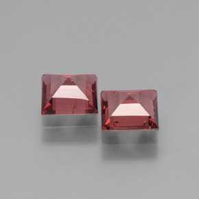 Rhodolite Garnet Gemstones in 5 x 5 mm (calibrated) Size for Sale, Rhodolite Garnet Stones in Pinkish Red Color