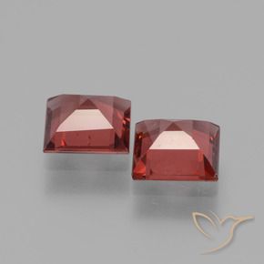Rhodolite Garnet Gemstones in 5 x 5 mm (calibrated) Size for Sale, Rhodolite Garnet Stones in Deep Red Color