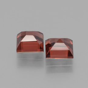 Rhodolite Garnet Gemstones in 4.8 x 4.8 mm Size for Sale, Rhodolite Garnet Stones in Deep Red Color