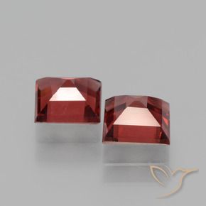 Rhodolite Garnet Gemstones in 5 x 5 mm (calibrated) Size for Sale, Rhodolite Garnet Stones in Deep Blood Red Color