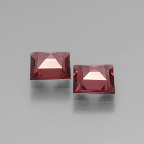 Rhodolite Garnet Gemstone in 5 x 5 mm (calibrated) Size for Sale, Rhodolite Garnet Stone in Pinkish Rose Color