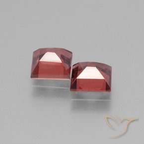 Rhodolite Garnet Gemstones in 5 x 5 mm (calibrated) Size for Sale, Rhodolite Garnet Stones in Deep Red Color