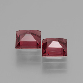 Rhodolite Garnet Gemstone in 5 x 5 mm (calibrated) Size for Sale, Rhodolite Garnet Stone in Pinkish Rose Color