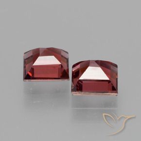 Rhodolite Garnet Gemstones in 5 x 5 mm (calibrated) Size for Sale, Rhodolite Garnet Stones in Medium Red Color
