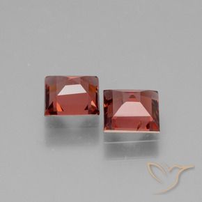 Rhodolite Garnet Gemstones in 5 x 5 mm (calibrated) Size for Sale, Rhodolite Garnet Stones in Deep Berry Red Color