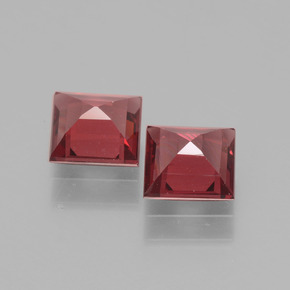 Rhodolite Garnet Gemstone in 5 x 5 mm (calibrated) Size for Sale, Rhodolite Garnet Stone in Pinkish Rose Color