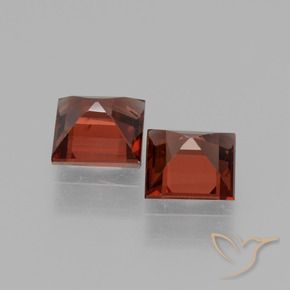 Rhodolite Garnet Gemstones in 5 x 5 mm (calibrated) Size for Sale, Rhodolite Garnet Stones in Medium Red Color