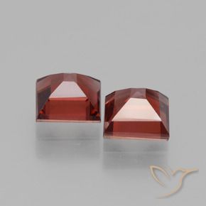 Rhodolite Garnet Gemstones in 5 x 5 mm (calibrated) Size for Sale, Rhodolite Garnet Stones in Scarlet Red Color