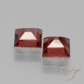 Rhodolite Garnet Gemstones in 5 x 5 mm (calibrated) Size for Sale, Rhodolite Garnet Stones in Deep Red Color