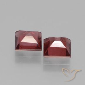 Rhodolite Garnet Gemstones in 5 x 5 mm (calibrated) Size for Sale, Rhodolite Garnet Stones in Deep Red Color