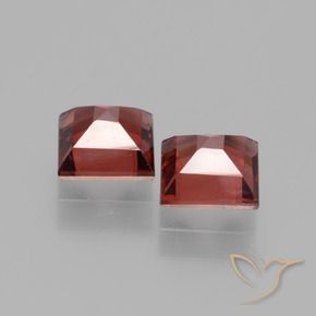 Rhodolite Garnet Gemstones in 5 x 5 mm (calibrated) Size for Sale, Rhodolite Garnet Stones in Deep Red Color