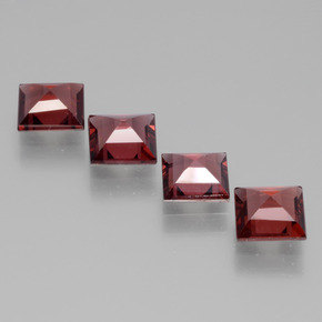 Rhodolite Garnet Gemstone in 5 x 5 mm (calibrated) Size for Sale, Rhodolite Garnet Stone in Pinkish Rose Color