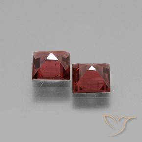 Rhodolite Garnet Gemstones in 5 x 5 mm (calibrated) Size for Sale, Rhodolite Garnet Stones in Deep Wine Red Color