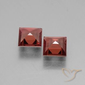 Rhodolite Garnet Gemstones in 5 x 5 mm (calibrated) Size for Sale, Rhodolite Garnet Stones in Deep Red Color