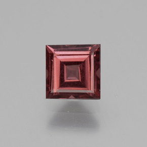 0.88 ct Pink Rhodolite Garnet Gemstone, Rhodolite Garnet Gem in Square Facet Shape for Sale.