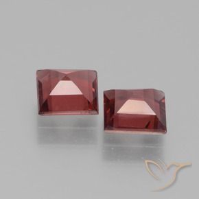 Rhodolite Garnet Gemstones in 5 x 5 mm (calibrated) Size for Sale, Rhodolite Garnet Stones in Deep Wine Red Color