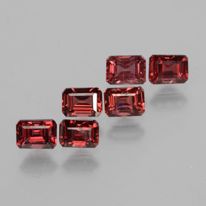 2.42 ctw Pink Rhodolite Garnet Stones, Natural Rhodolite Garnet in Octagon Facet Shape for Sale