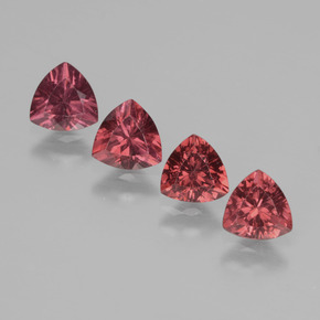 0.6ct Trillion Facet Pinkish Rose Rhodolite Garnet for sale thumb image of 0.6ct Trillion Facet Pinkish Rose Rhodolite Garnet (ID: 432060)