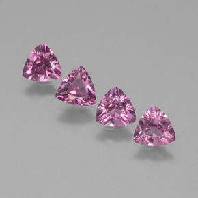 0.5ct Trillion Facet Pinkish Rose Rhodolite Garnet for sale thumb image of 0.5ct Trillion Facet Pinkish Rose Rhodolite Garnet (ID: 432211)