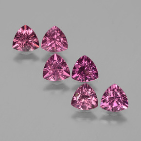 0.5ct Trillion Facet Pinkish Rose Rhodolite Garnet Gem for sale 0.5ct Trillion Facet Pinkish Rose Rhodolite Garnet Gem (ID: 432218)