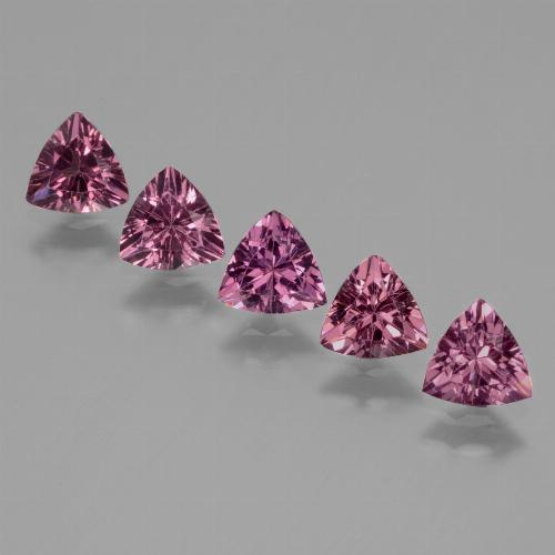 Púrpura medio Granate Rodolita Gema - 0.5ct Forma trillón (ID: 432351)