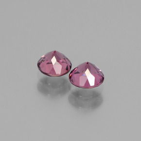 Rhodolite Garnet Gemstone in 4.6 mm Size for Sale, Rhodolite Garnet Stone in Pinkish Rose Color