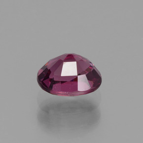 Rhodolite Garnet Gemstone in 6.4 x 5.1 mm Size for Sale, Rhodolite Garnet Stone in Pinkish Rose Color