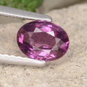 0.9ct Oval Facet Pinkish Rose Rhodolite Garnet for sale thumb image of 0.9ct Oval Facet Pinkish Rose Rhodolite Garnet (ID: 438709)