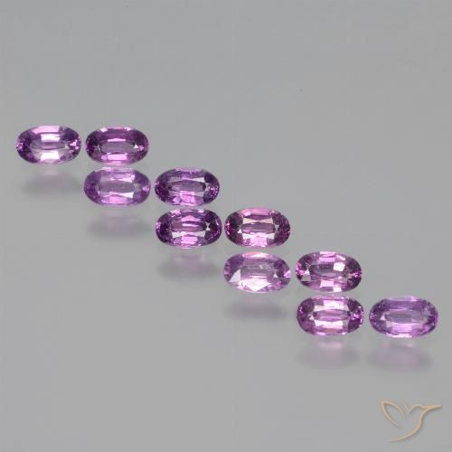 2.67ctw Natural Medium-Dark Purple Rhodolite Garnet, Oval, VS