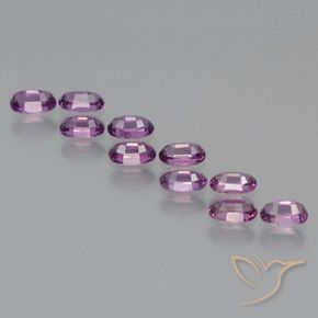 Rhodolite Garnet Gemstones in 5 x 3 mm (calibrated) Size for Sale, Rhodolite Garnet Stones in Pinkish Purple Color