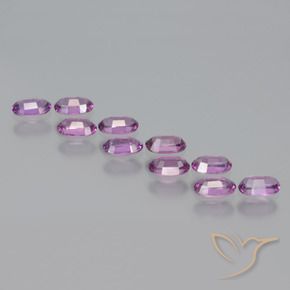 Rhodolite Garnet Gemstones in 5 x 3 mm (calibrated) Size for Sale, Rhodolite Garnet Stones in Intense Purple Color