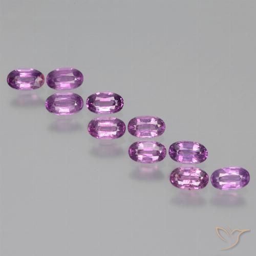 2.74ctw Natural Medium Purple Rhodolite Garnet, Oval, VS