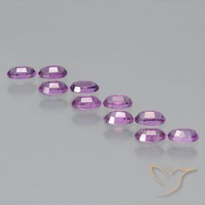 Rhodolite Garnet Gemstones in 5 x 3 mm (calibrated) Size for Sale, Rhodolite Garnet Stones in Medium Purple Color