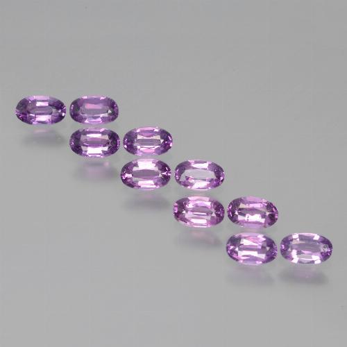 Púrpura medio Granate Rodolita Gema - 0.3ct Forma ovalada (ID: 438762)