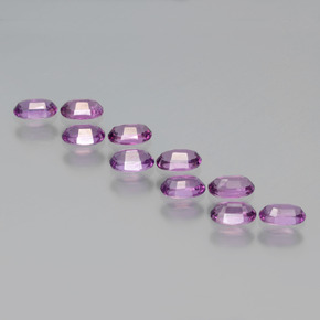 Rhodolite Garnet Gemstones in 5 x 3 mm (calibrated) Size for Sale, Rhodolite Garnet Stones in Intense Purple Color