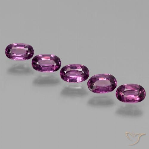 2.15ctw Natural Deep Purple Rhodolite Garnet, Oval, VS
