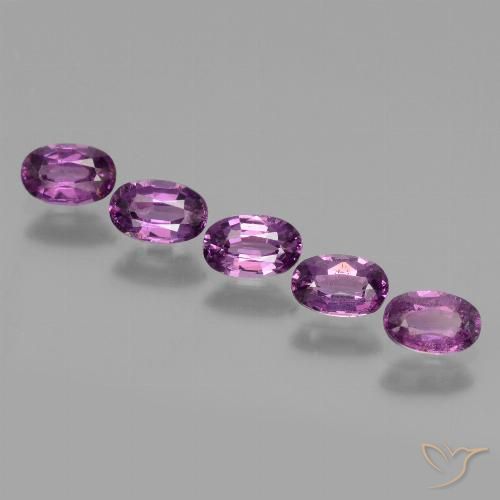 2.01ctw Natural Medium Purple Rhodolite Garnet, Oval, VS
