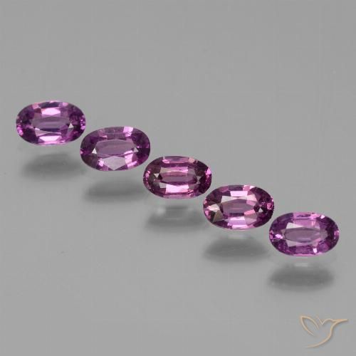 1.85ctw Natural Deep Purple Rhodolite Garnet, Oval, VS