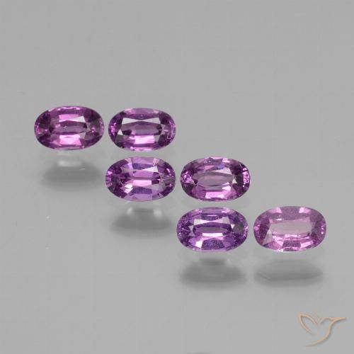 2.42ctw Natural Medium Purple Rhodolite Garnet, Oval, VS