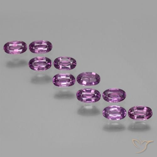2.66ctw Natural Deep Purple Rhodolite Garnet, Oval, VS