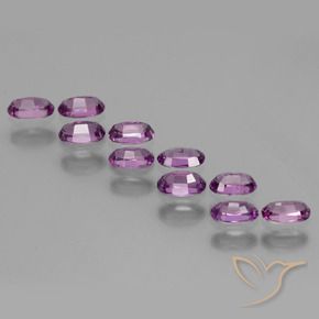 Rhodolite Garnet Gemstones in 5 x 3 mm (calibrated) Size for Sale, Rhodolite Garnet Stones in Deep Purple Color